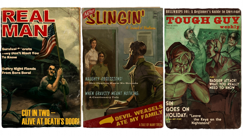 Illustration for article titled The Rollicking Pulp Magazine Covers of Trenched
